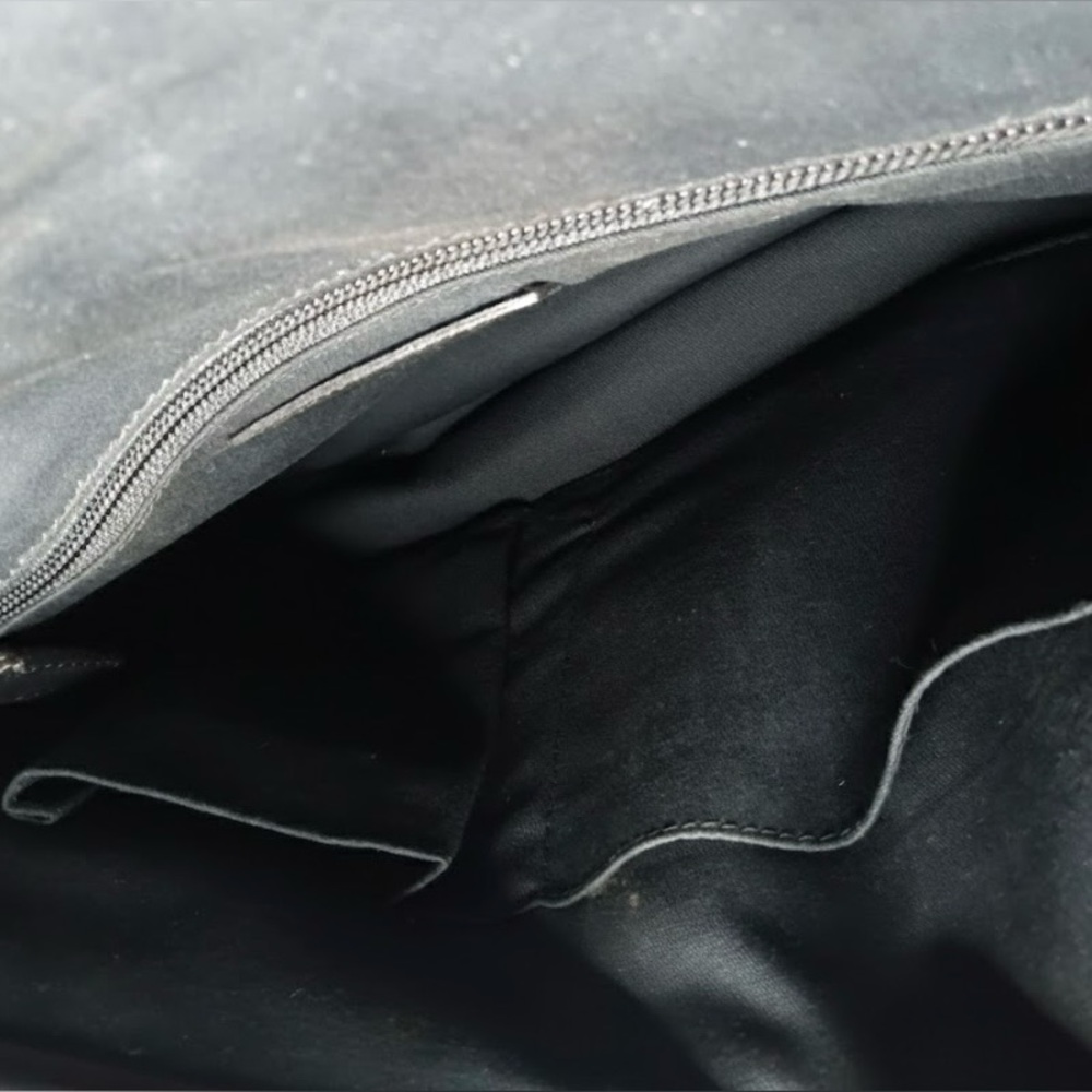 Rare Coach Archive 23703 Black Buttery Leather Slim Briefcase - Picture 7 of 11